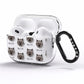 Cairn Terrier Icon with Name AirPods Pro Clear Case Side Image
