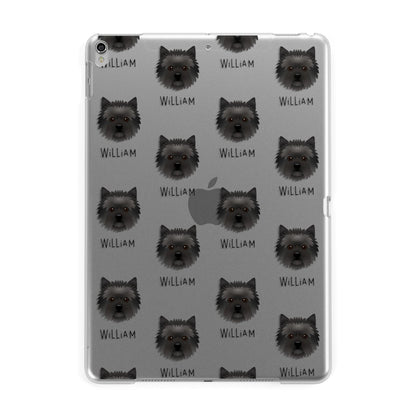 Cairn Terrier Icon with Name Apple iPad Silver Case