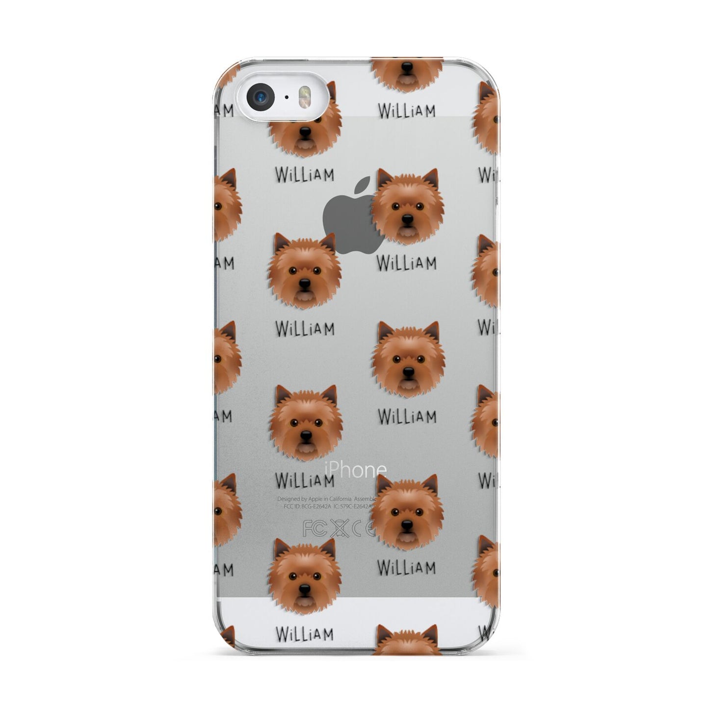 Cairn Terrier Icon with Name Apple iPhone 5 Case