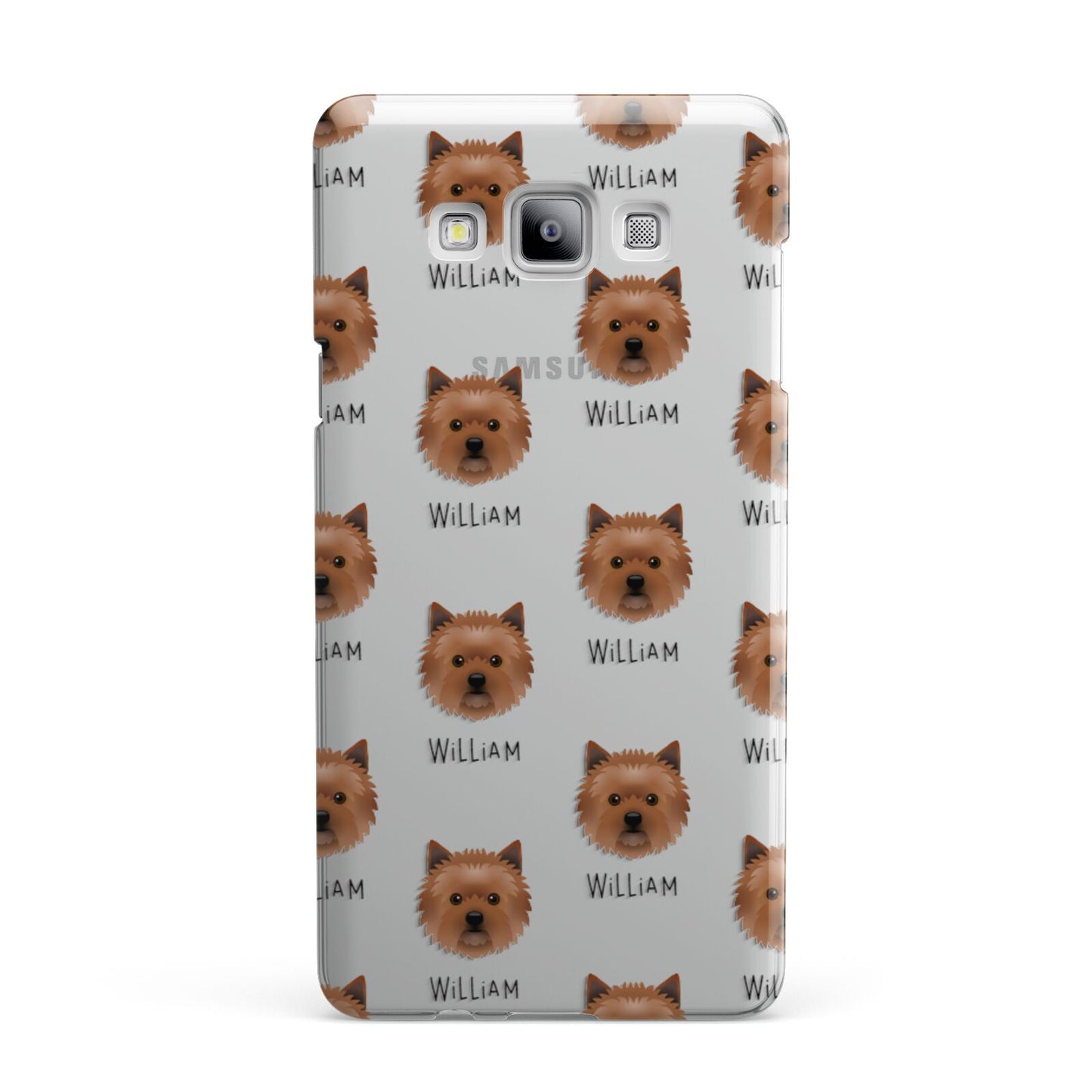 Cairn Terrier Icon with Name Samsung Galaxy A7 2015 Case