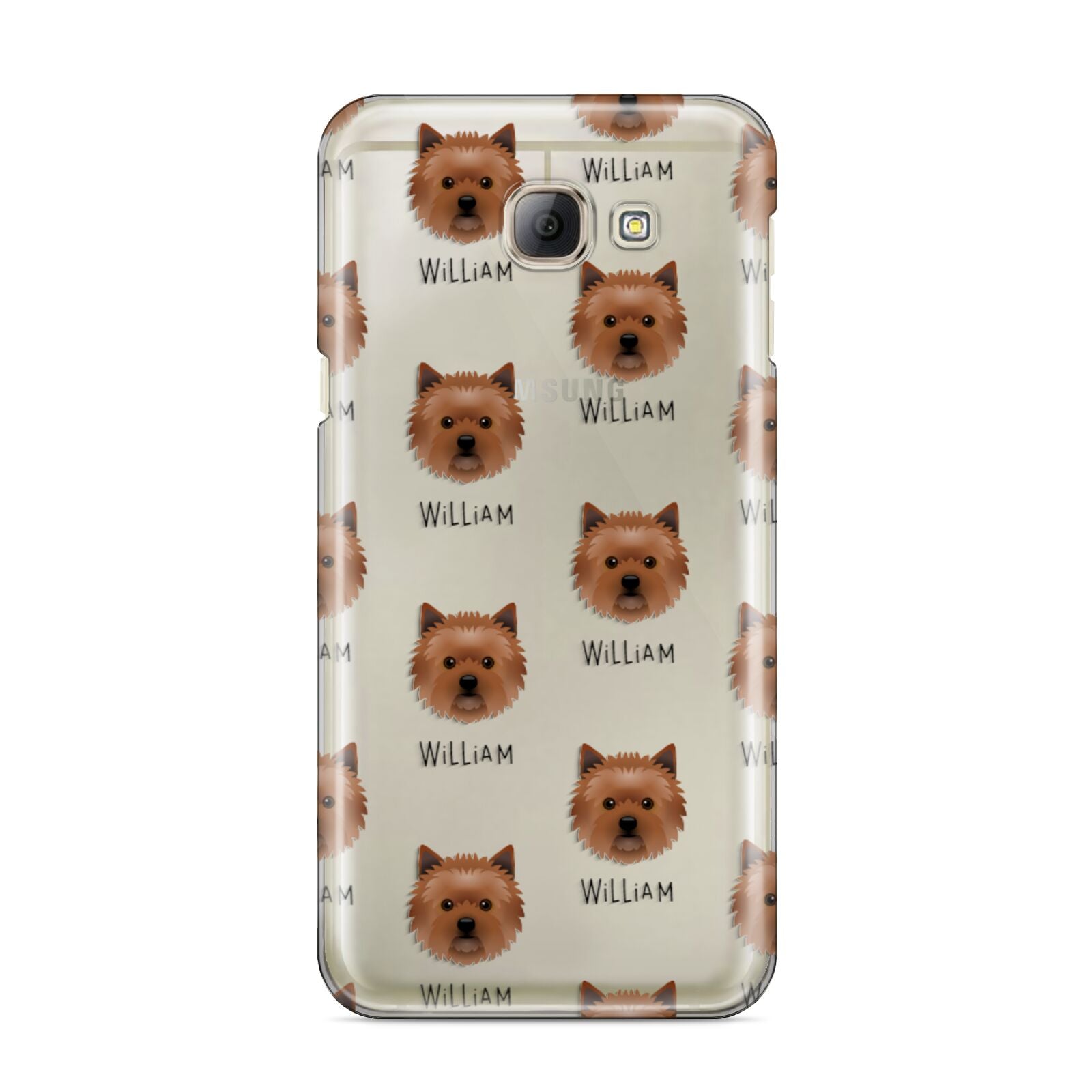Cairn Terrier Icon with Name Samsung Galaxy A8 2016 Case
