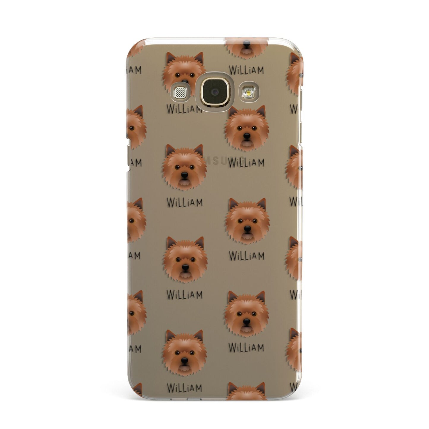 Cairn Terrier Icon with Name Samsung Galaxy A8 Case