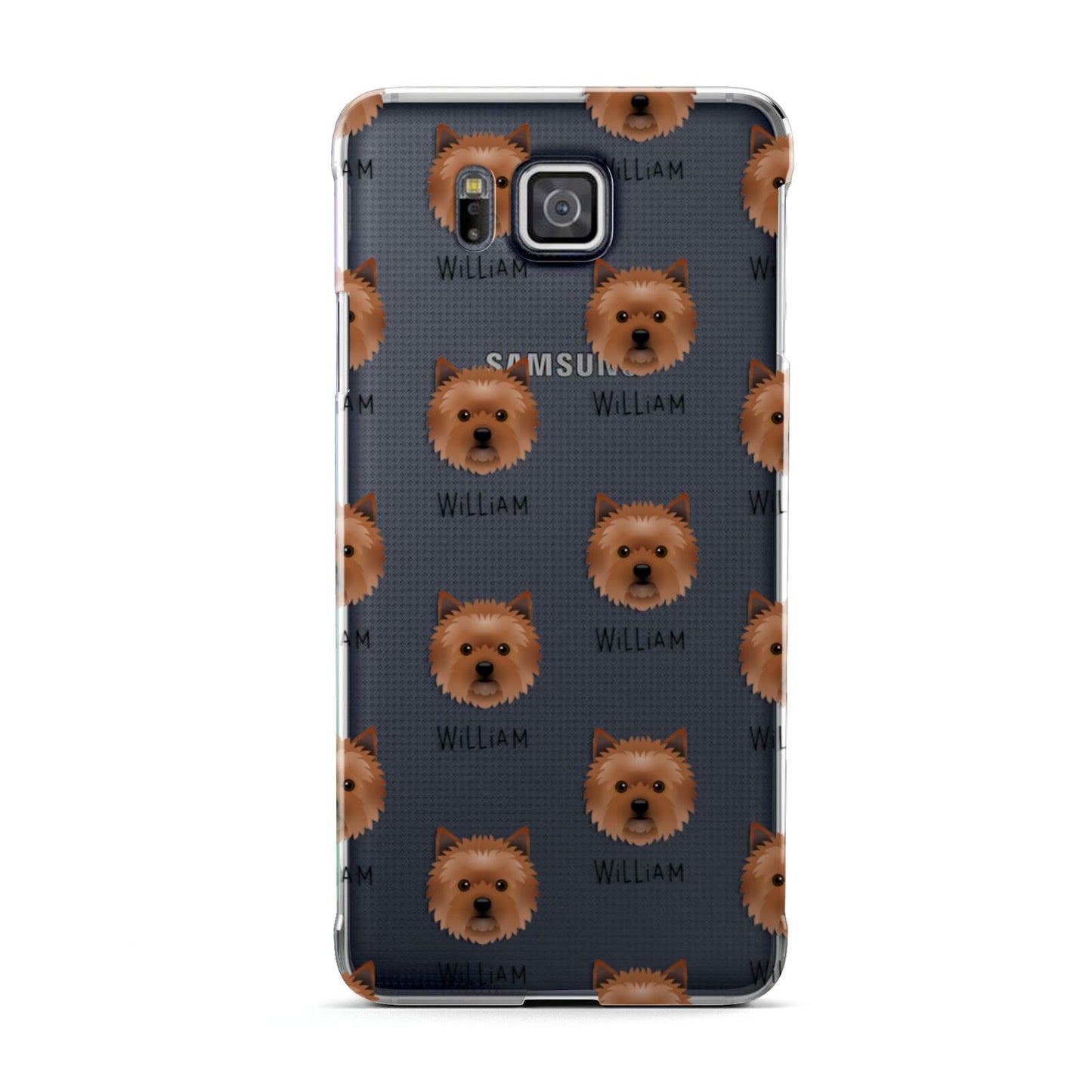 Cairn Terrier Icon with Name Samsung Galaxy Alpha Case