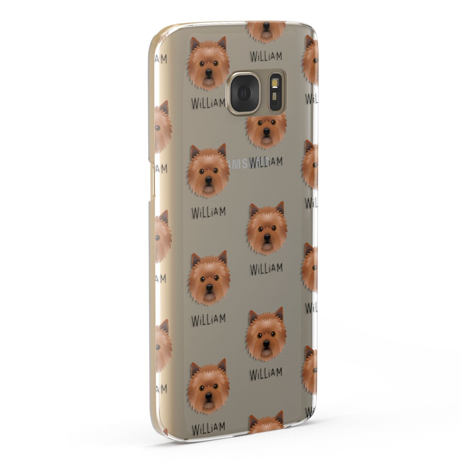 Cairn Terrier Icon with Name Samsung Galaxy Case Fourty Five Degrees