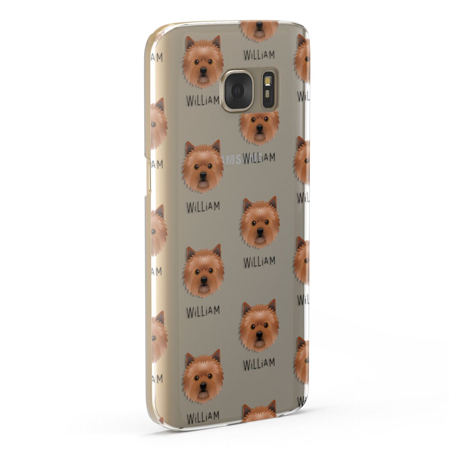 Cairn Terrier Icon with Name Samsung Galaxy Case Fourty Five Degrees