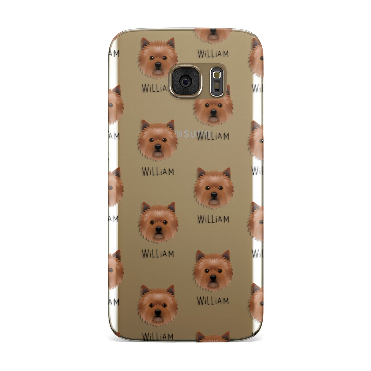 Cairn Terrier Icon with Name Samsung Galaxy Case