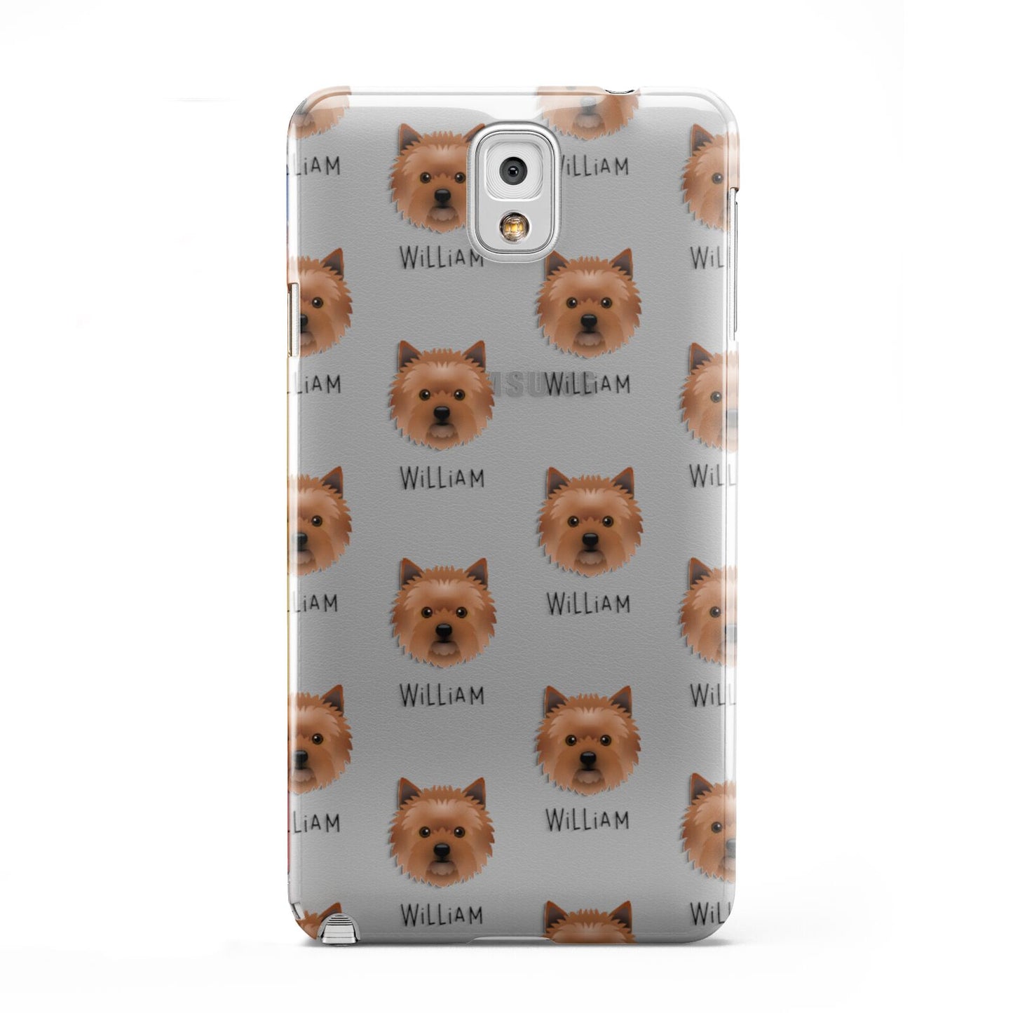 Cairn Terrier Icon with Name Samsung Galaxy Note 3 Case