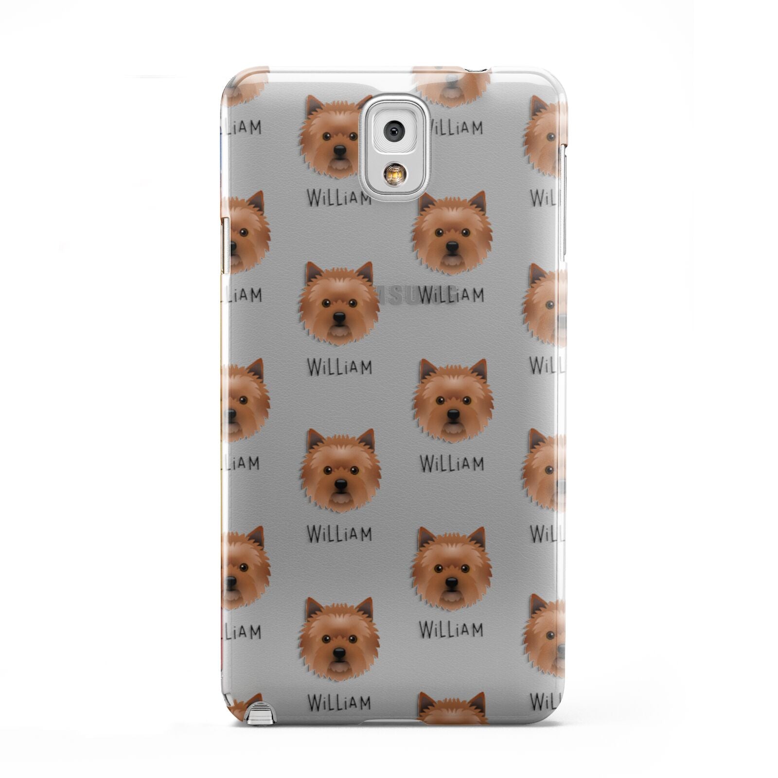 Cairn Terrier Icon with Name Samsung Galaxy Note 3 Case