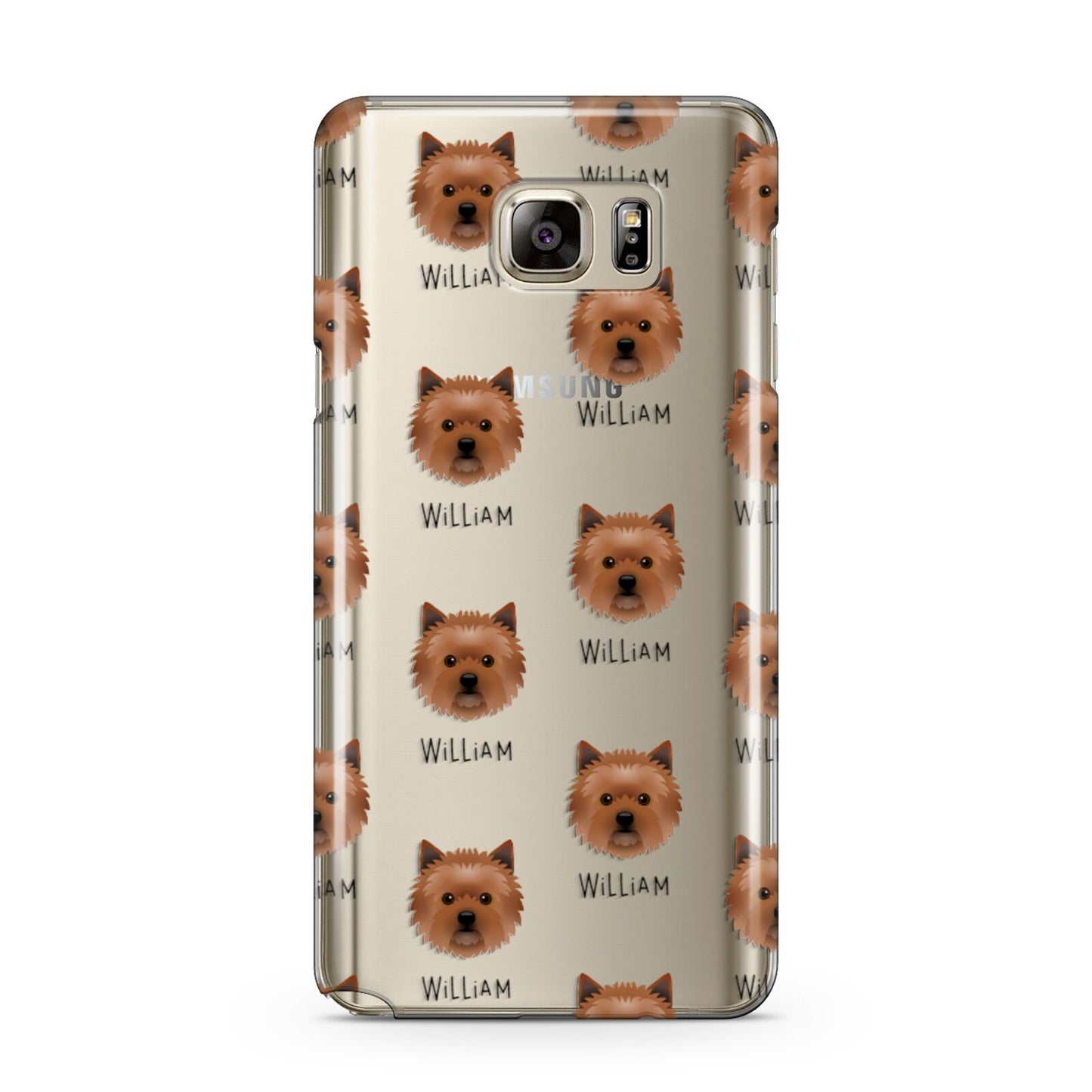 Cairn Terrier Icon with Name Samsung Galaxy Note 5 Case