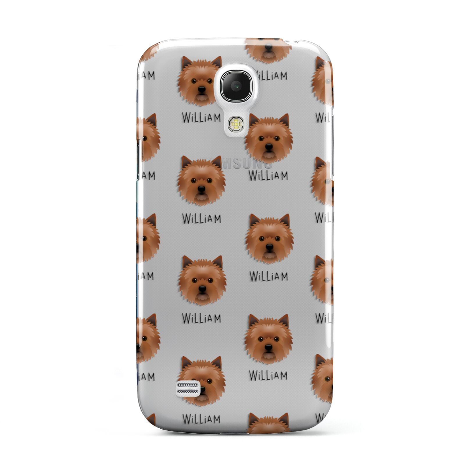 Cairn Terrier Icon with Name Samsung Galaxy S4 Mini Case