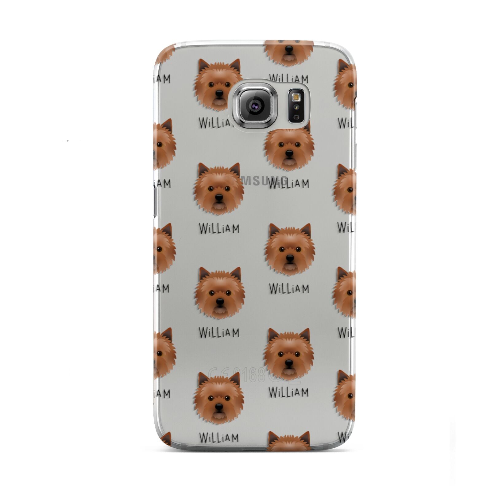 Cairn Terrier Icon with Name Samsung Galaxy S6 Case