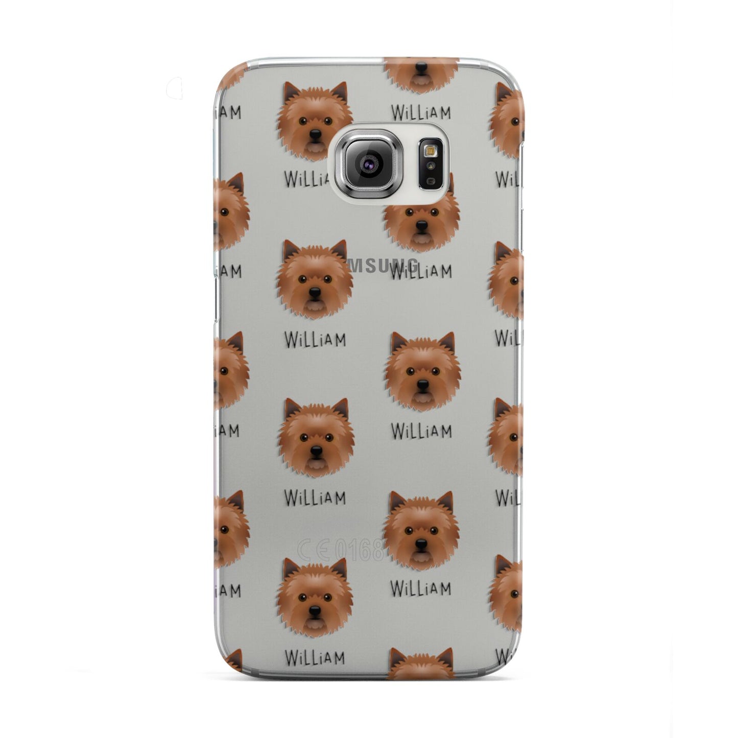 Cairn Terrier Icon with Name Samsung Galaxy S6 Edge Case