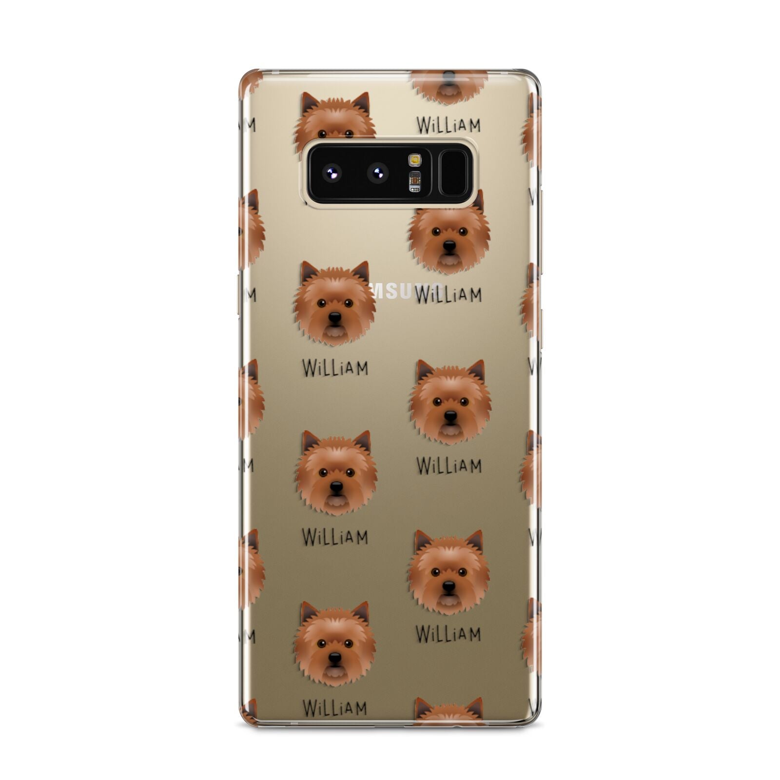 Cairn Terrier Icon with Name Samsung Galaxy S8 Case