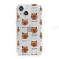 Cairn Terrier Icon with Name iPhone 13 Mini Clear Bumper Case