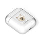 Cairn Terrier Personalised AirPods Case Laid Flat