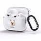 Cairn Terrier Personalised AirPods Pro Clear Case Side Image