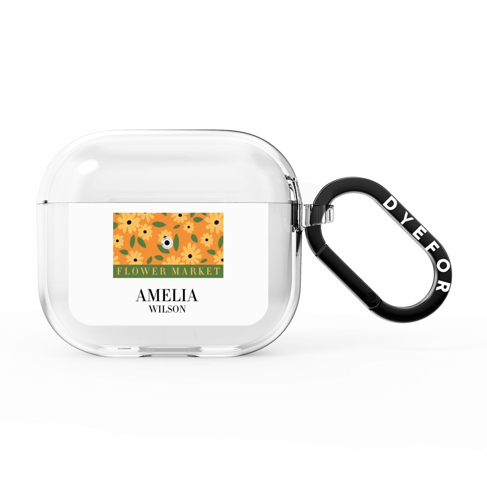 California Flower Market AirPods Clear Case 3rd Gen