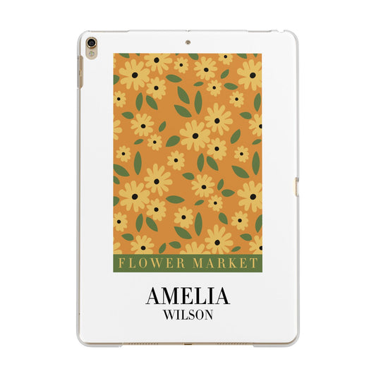 California Flower Market Apple iPad Gold Case