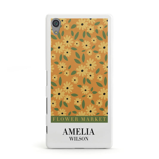 California Flower Market Sony Xperia Case