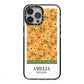 California Flower Market iPhone 13 Pro Max Black Impact Case on Silver phone