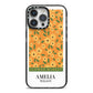 California Flower Market iPhone 14 Pro Max Black Impact Case on Silver phone