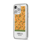 California Flower Market iPhone 14 Pro Max Glitter Tough Case Silver Angled Image