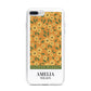 California Flower Market iPhone 7 Plus Bumper Case on Silver iPhone