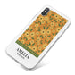 California Flower Market iPhone X Bumper Case on Silver iPhone