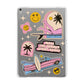 California Girl Sticker Apple iPad Silver Case