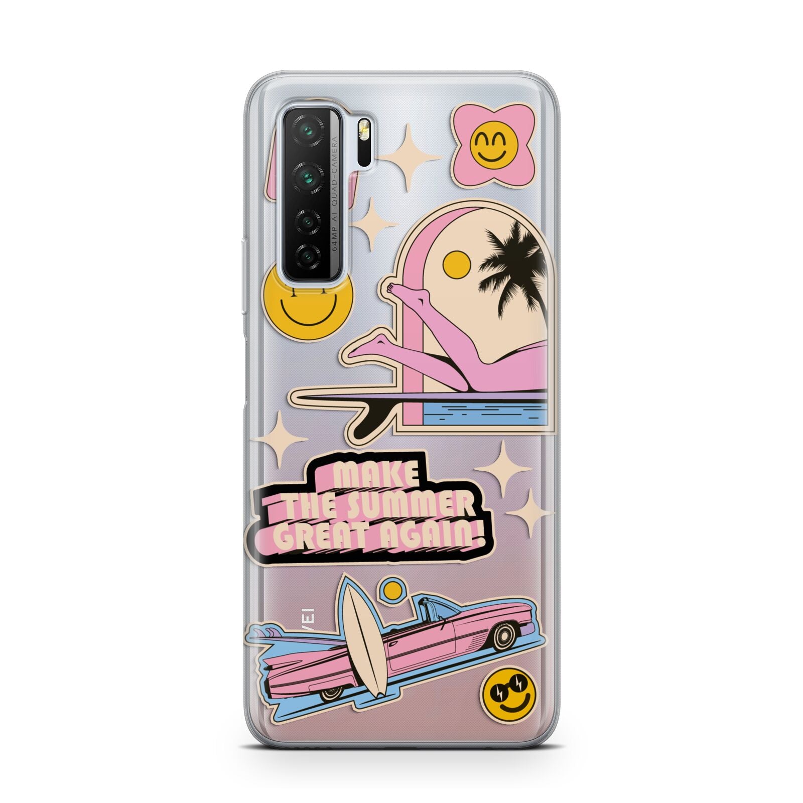 handyhüllen sticker California Girl Sticker Huawei Case – Dyefor