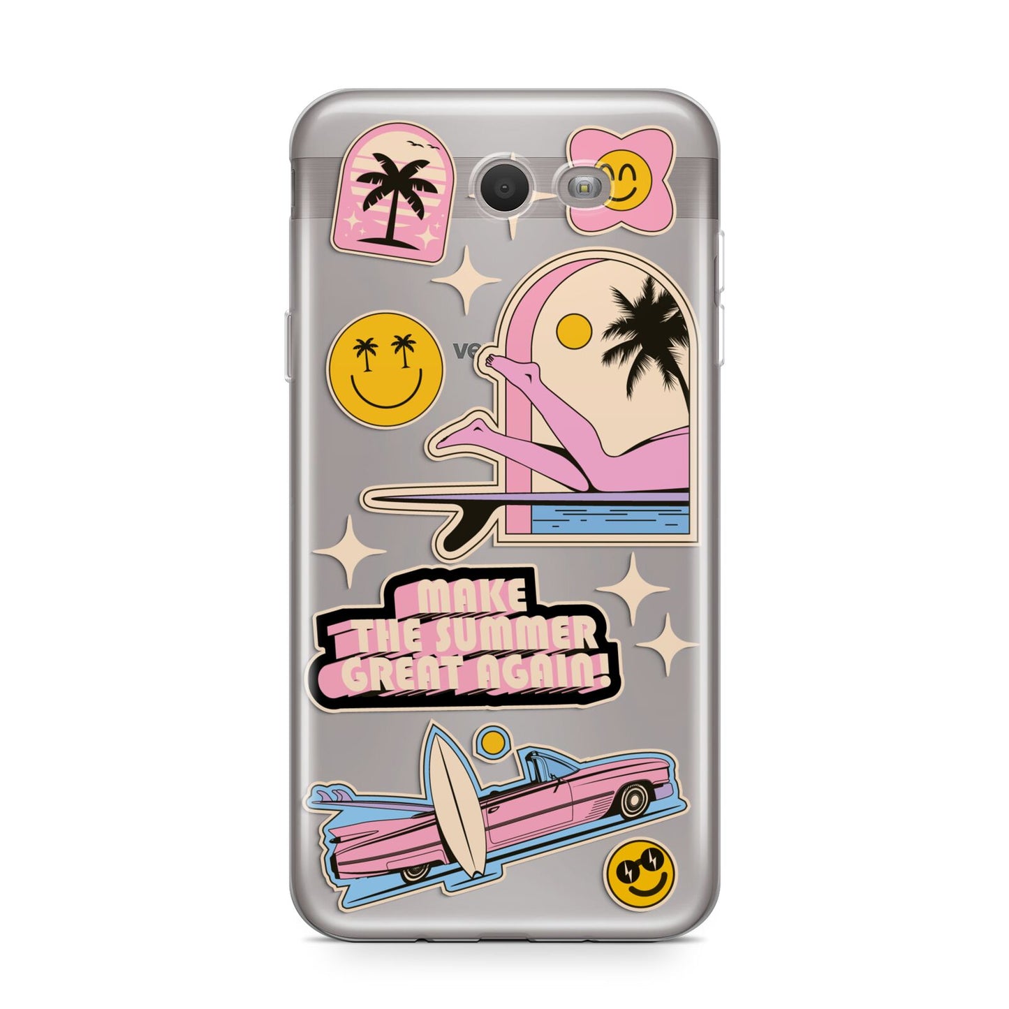 California Girl Sticker Samsung Galaxy J7 2017 Case
