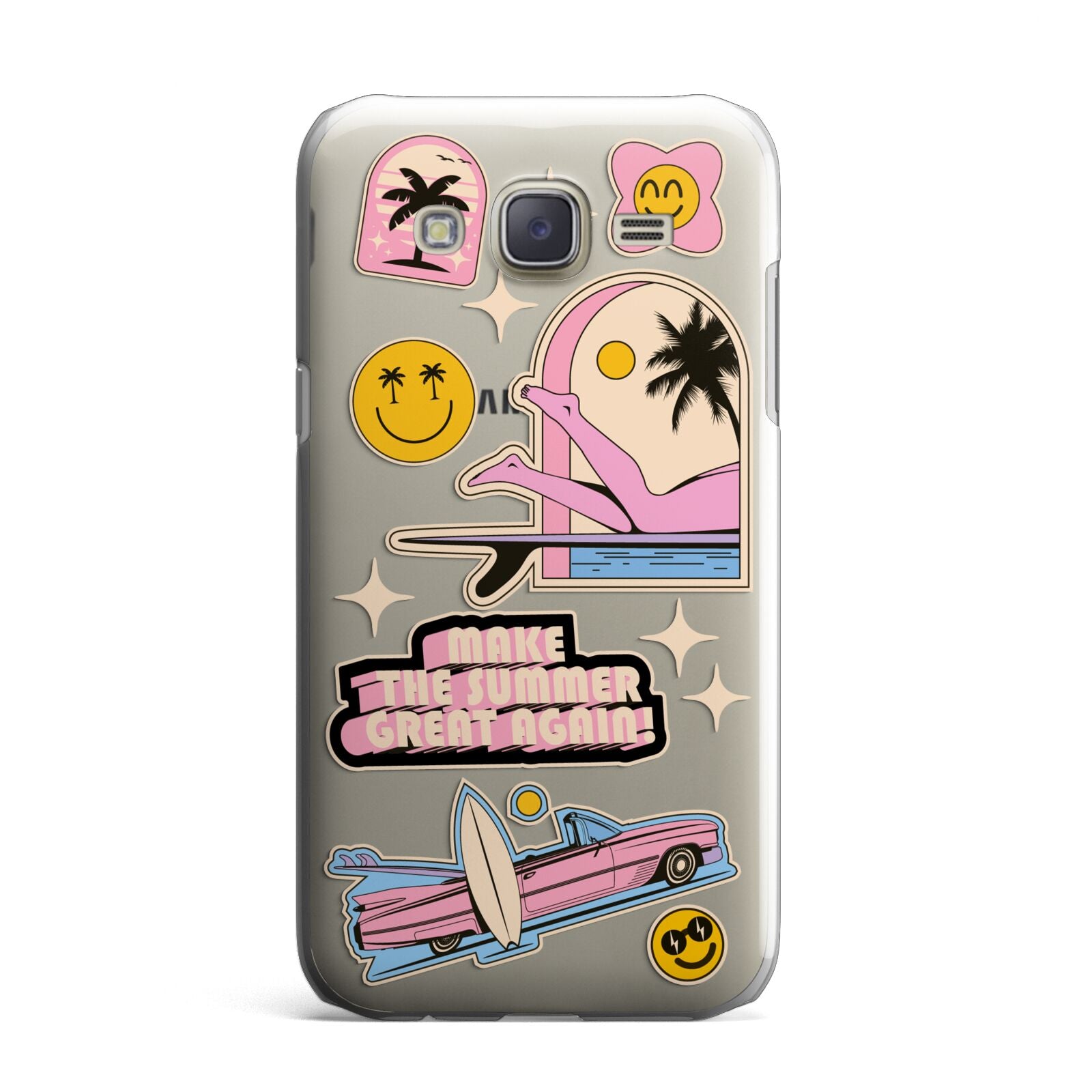 California Girl Sticker Samsung Galaxy J7 Case