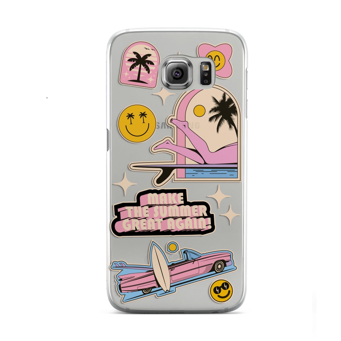 California Girl Sticker Samsung Galaxy S6 Case