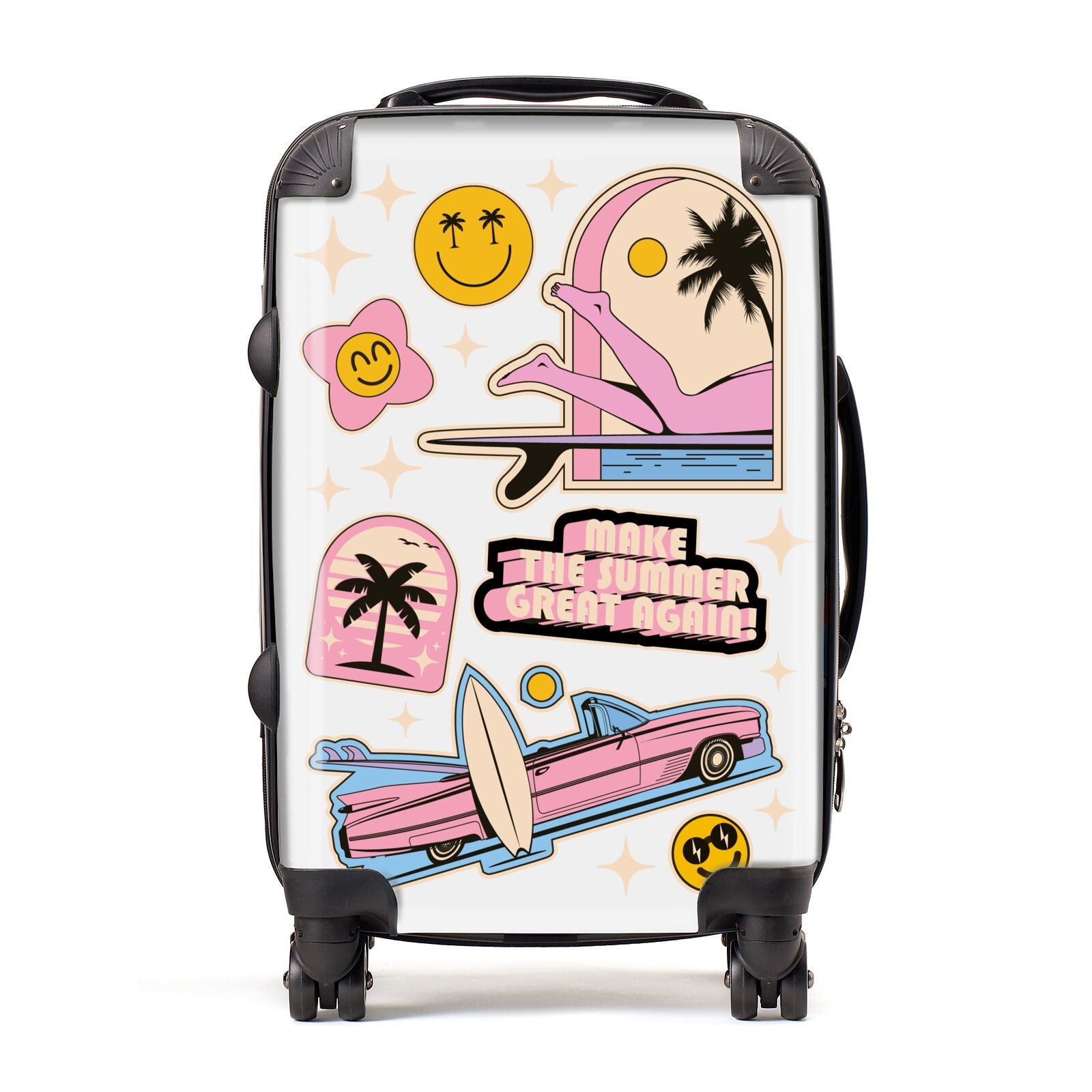 California Girl Sticker Suitcase – Dyefor