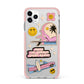 California Girl Sticker iPhone 11 Pro Max Impact Pink Edge Case