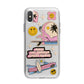 California Girl Sticker iPhone X Bumper Case on Silver iPhone Alternative Image 1