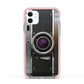 Camera Apple iPhone 11 in White with Pink Impact Case