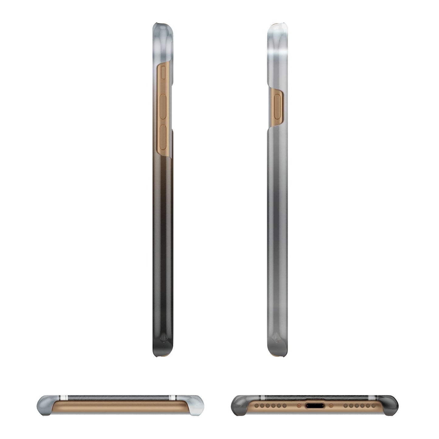 Camera Apple iPhone 7 8 3D Wrap Snap Case Angled Images