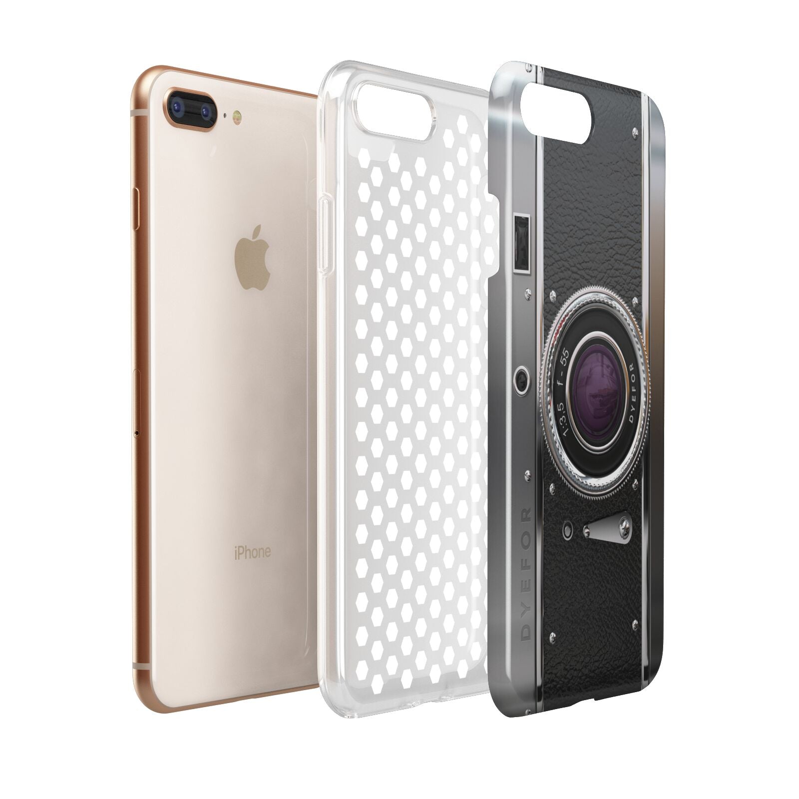 Camera Apple iPhone 7 8 Plus 3D Tough Case Expanded View