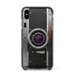 Camera Apple iPhone Xs Max Impact Case Black Edge on Black Phone