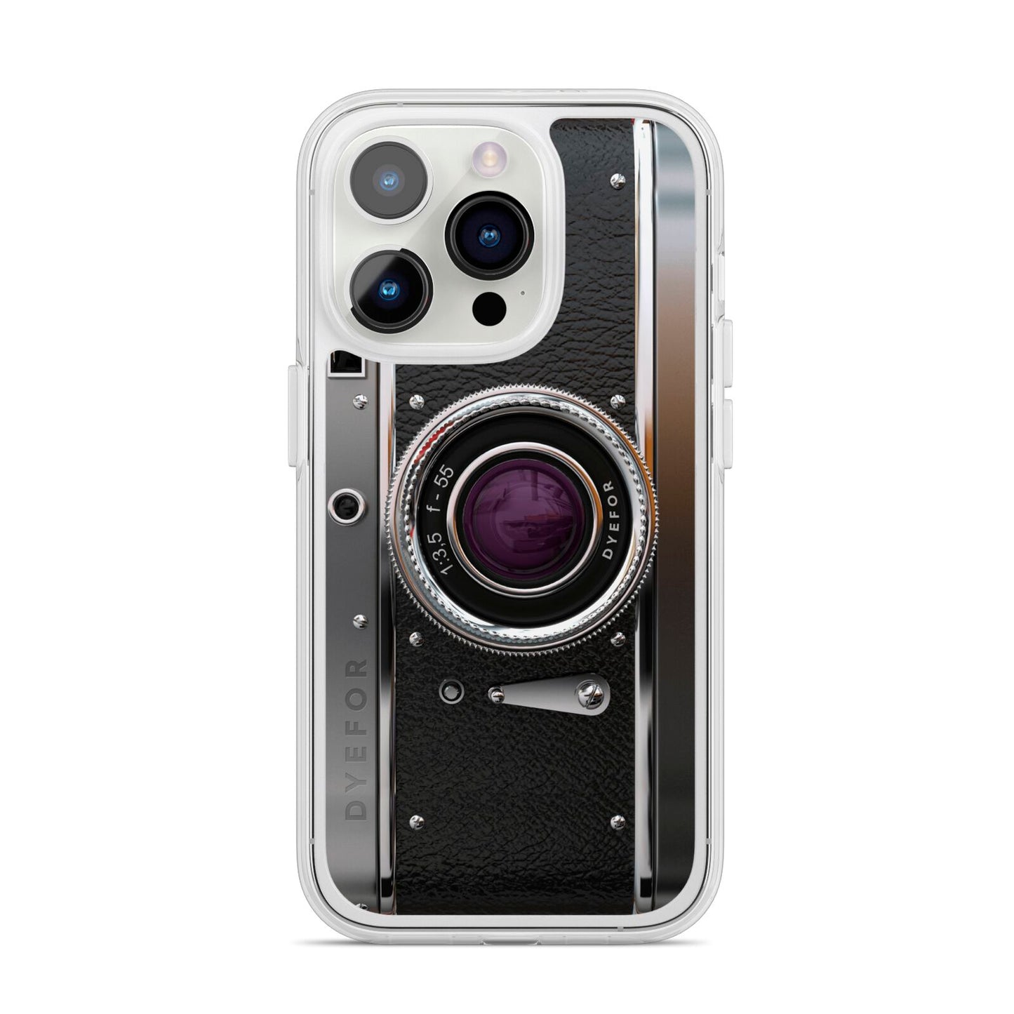 Camera iPhone 14 Pro Clear Tough Case Silver