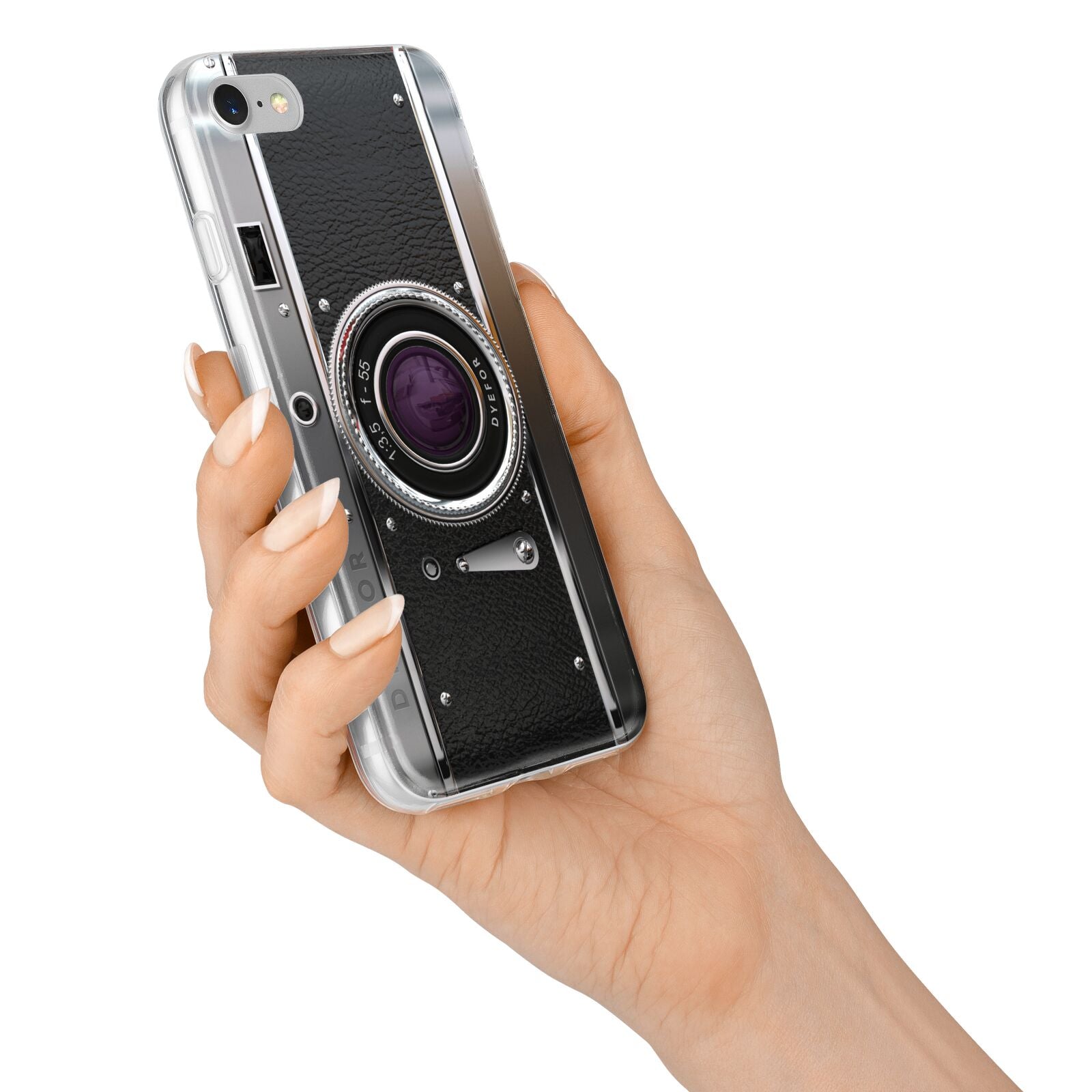 Camera iPhone 7 Bumper Case on Silver iPhone Alternative Image
