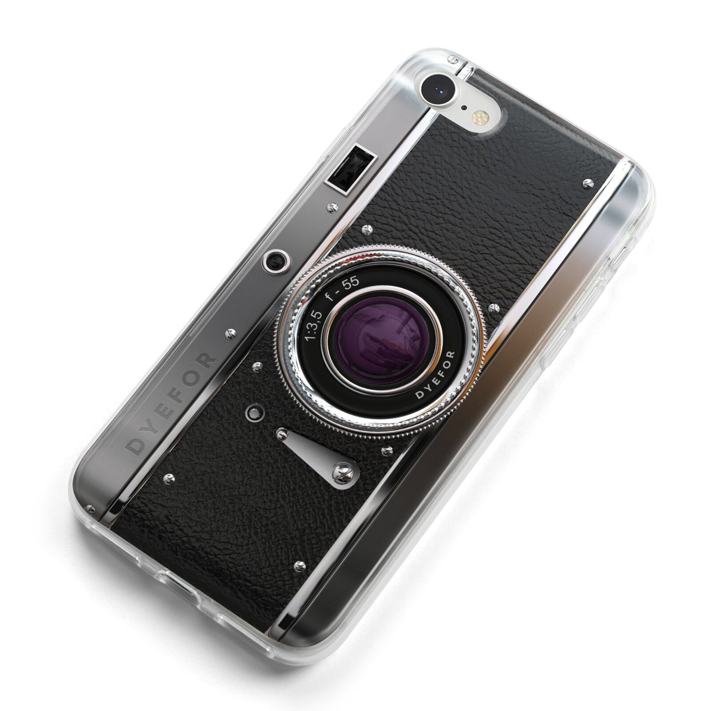 Camera iPhone 8 Bumper Case on Silver iPhone Alternative Image