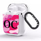 Camouflage Personalised AirPods Clear Case Side Image