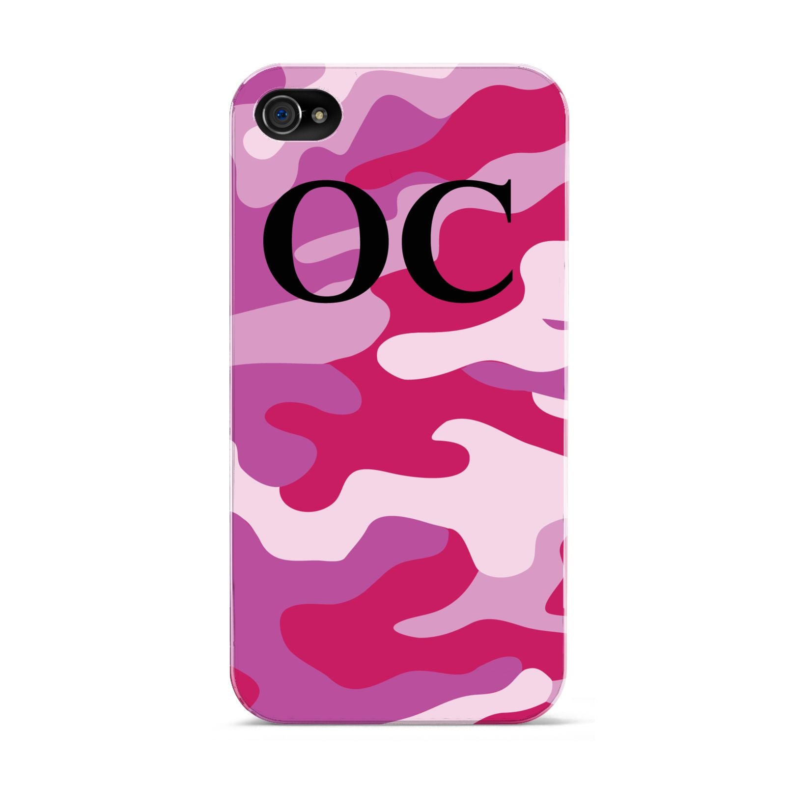 Camouflage Personalised Apple iPhone 4s Case