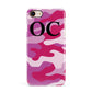 Camouflage Personalised Apple iPhone 7 8 3D Snap Case