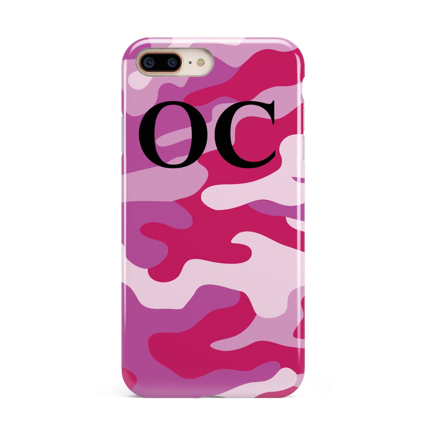 Camouflage Personalised Apple iPhone 7 8 Plus 3D Tough Case