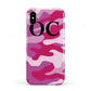 Camouflage Personalised Apple iPhone XS 3D Tough