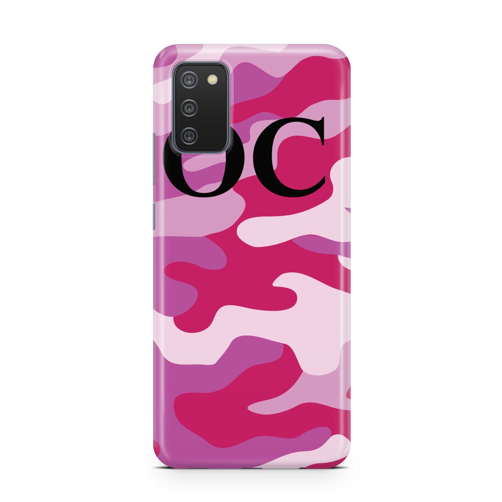 Camouflage Personalised Samsung A02s Case