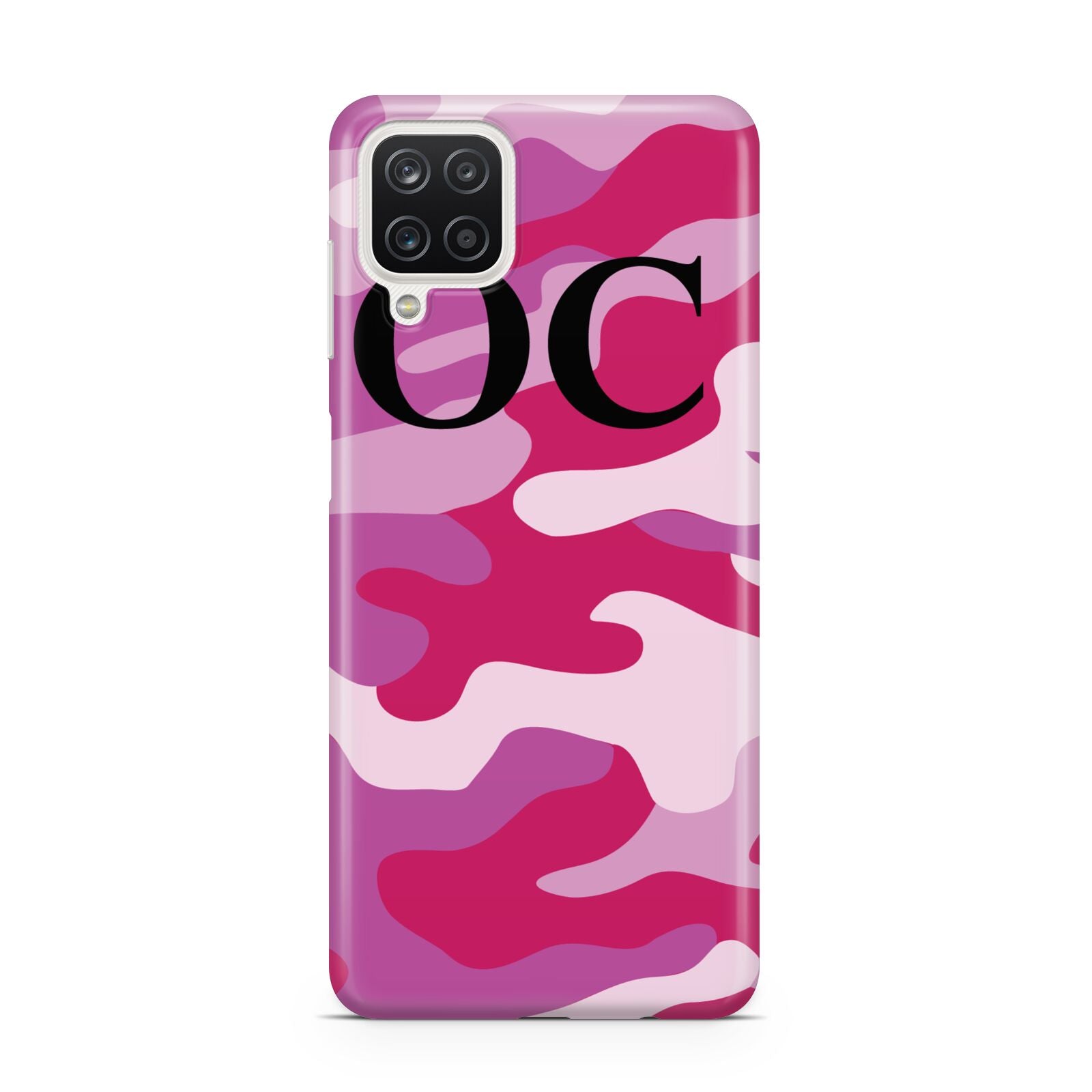Camouflage Personalised Samsung A12 Case